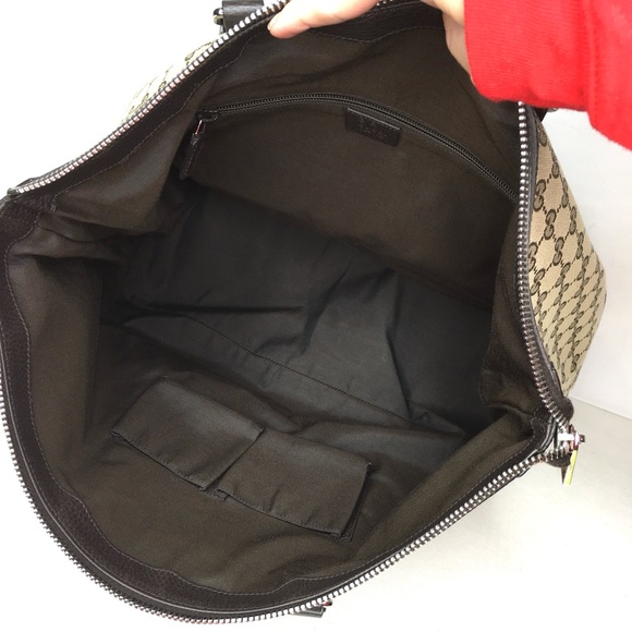 Authentic Gucci large tote bag brown monogram canvas - Picture 15 of 16